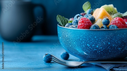 Summer fruit medley, including berries and fruits an ideal combination of nutrients, vitamins and antioxidants. Healthy snack concept.