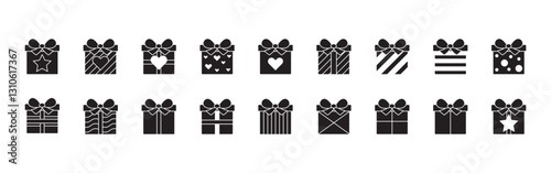 gift box all black color collection