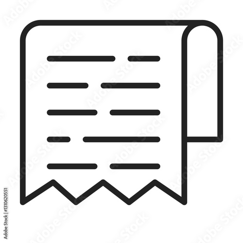 bill outline icon