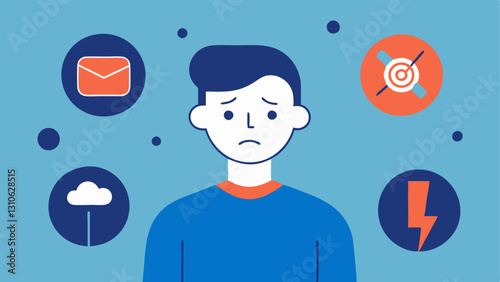 These illustrations can effectively convey the message of decision fatigue and the mental exhaustion that arises from excessive choices.