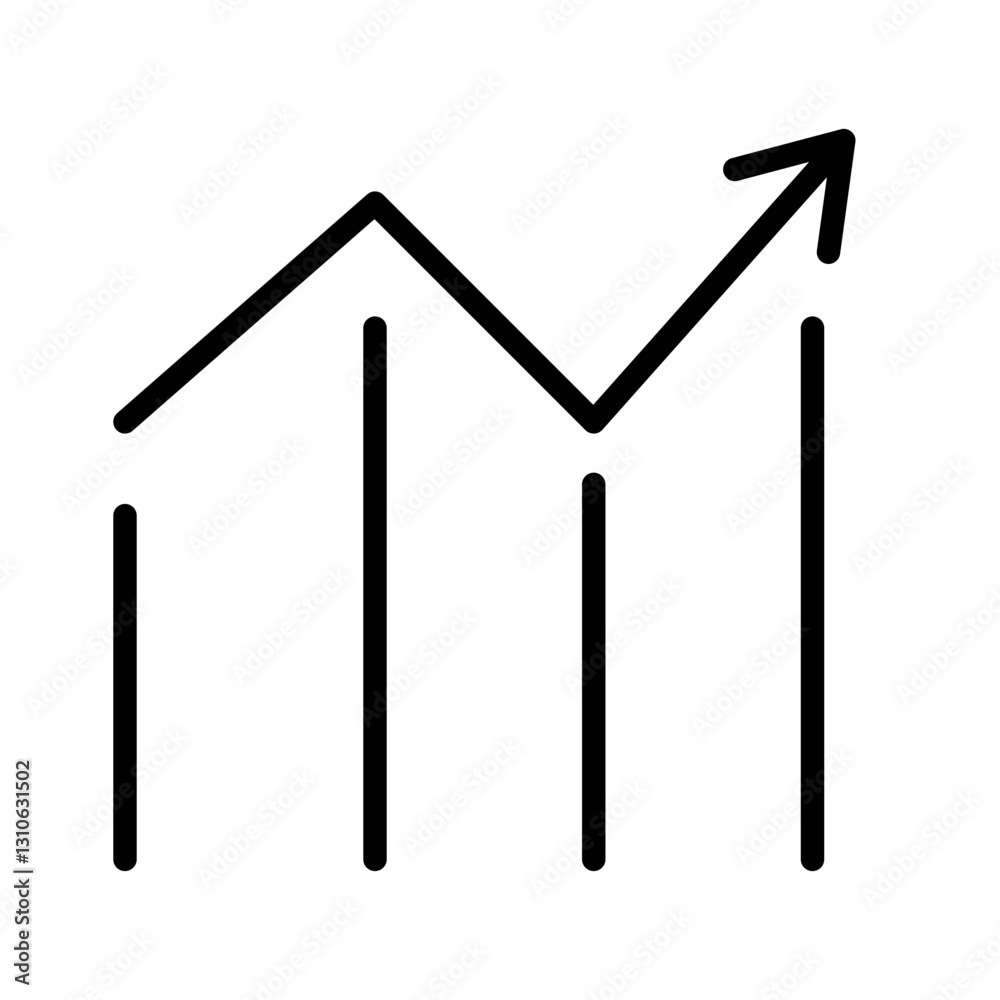 show chart outline icon show chart outline icon