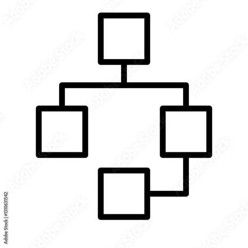 sitemap outline icon
