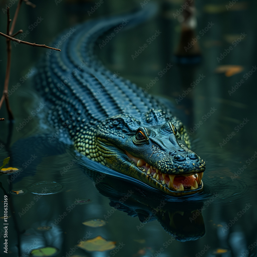 Fototapeta premium close up of a lizard
