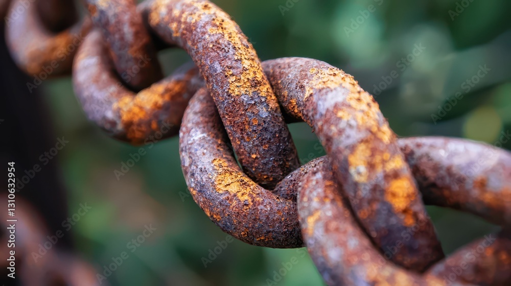 Nostalgic Macro Shot of Rusted Metal Wires with Green Background Nostalgic Macro Shot of Rusted Metal Wires with Green Background