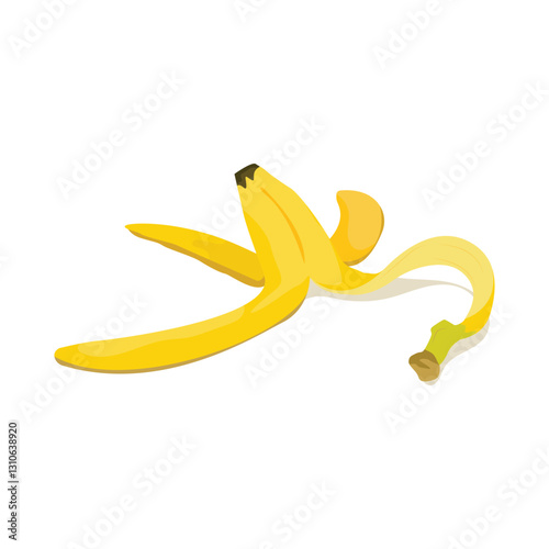 Banana peel vector design