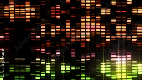 Neon light flashing vj background loop