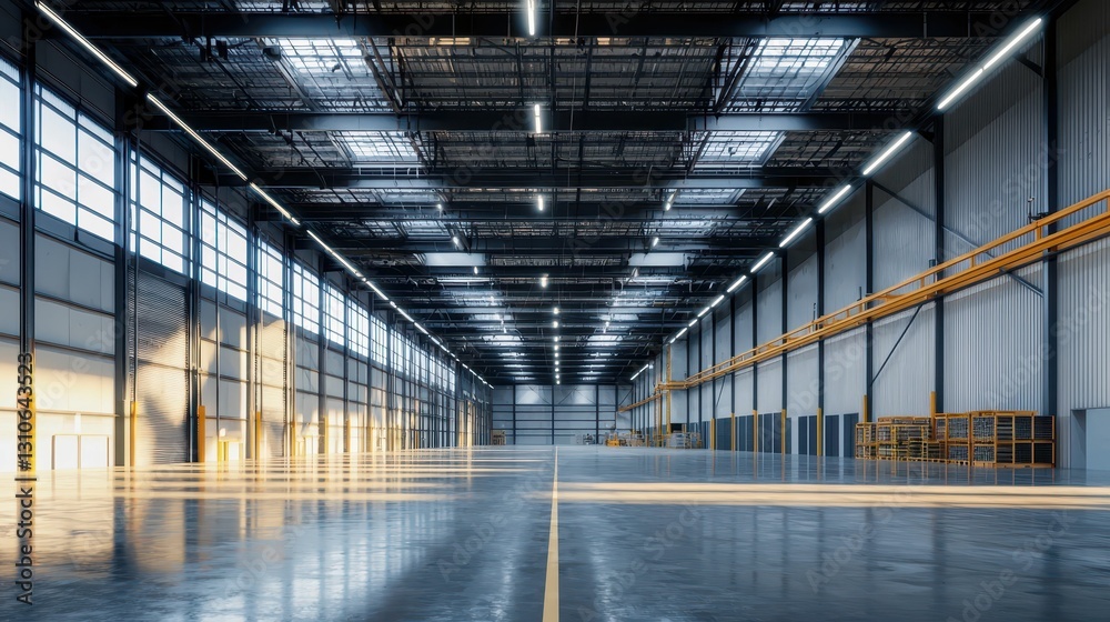 Serene Sustainable Design of a Modern Warehouse Interior Space Serene Sustainable Design of a Modern Warehouse Interior Space