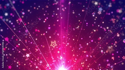 Star lights particle background loop, Also good background for scene and titles, logos.