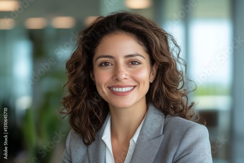 Smiling Businesswoman Corporate Portrait Professional Headshot