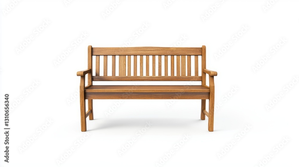 Generic Simple Garden Overview Single Cushion Bench Generic Simple Garden Overview Single Cushion Bench