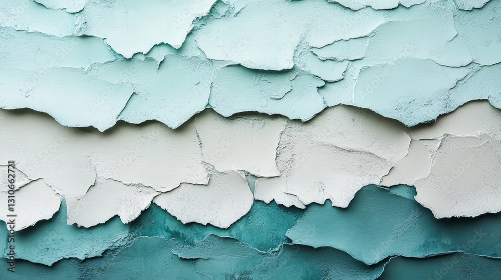 Abstract layered texture composed of various shades of blue and white Abstract layered texture composed of various shades of blue and white