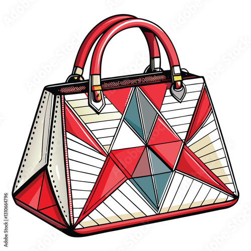 Create a realistic vector illustration of a geometrically-shaped gemstone, multifaceted and highly detailed, exhibiting vibrant, saturated colors and realistic light reflections.