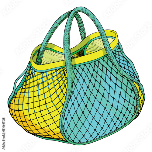 Design a realistic vector illustration of a 3D mesh grid, showcasing intricate node connections and subtle shading for depth.  Include varying line weights for visual interest.