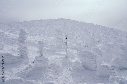 Принти на полотні Japan Tohoku Yamagata Zao Snow Monsters