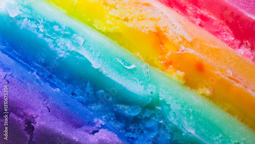 おいしそうで美しいアイスクリームのテクスチャー