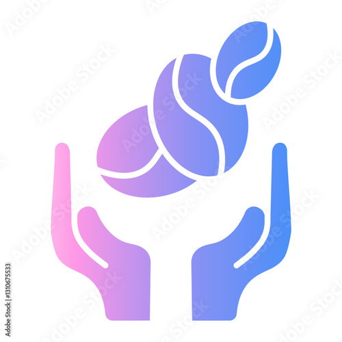 coffee beans Gradient icon