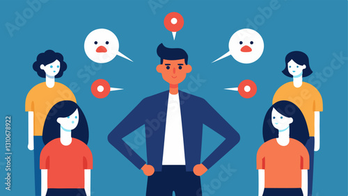 Social Pressure A group of individuals surrounding one person all encouraging them to take part in a dangerous challenge the social pressure often felt on social
