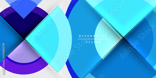 Target circle geometric abstract shapes. Vector Illustration For Wallpaper, Banner, Background, Card, Book Illustration, landing page