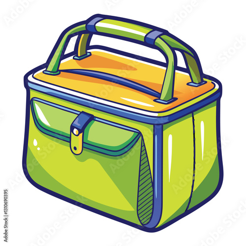 Design a realistic vector illustration of an insulator, showcasing its detailed structure and material properties.  Include accurate shading and highlighting for a 3D effect.