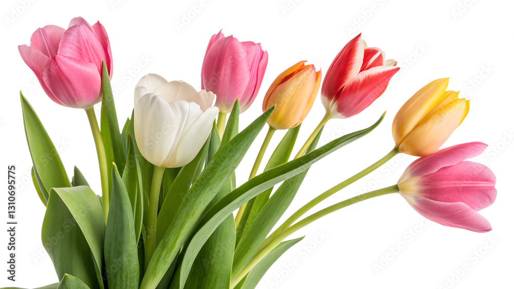 Fototapeta premium Tulips. PNG.