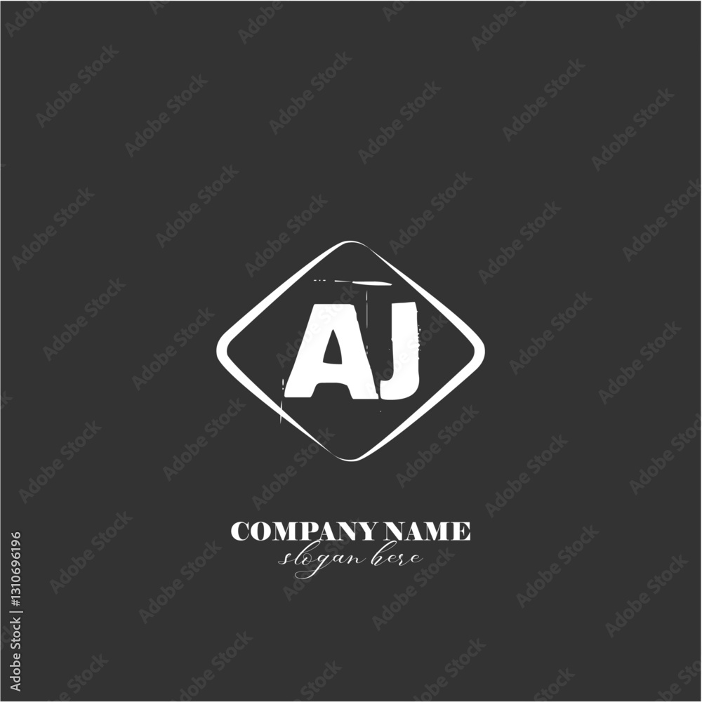 vector AJ illustration of a logo for a company background abstract vector AJ illustration of a logo for a company background abstract