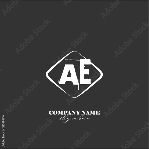 vector AE illustration of a logo for a company background abstract