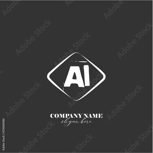 vector AI illustration of a logo for a company background abstract