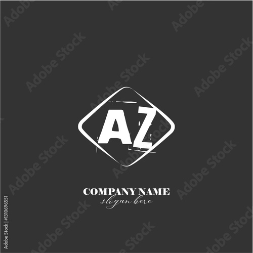 vector AZ illustration of a logo for a company background abstract