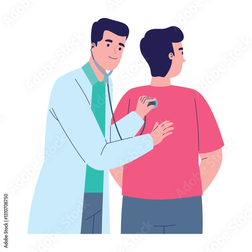 Doctor check up Blood Pressure