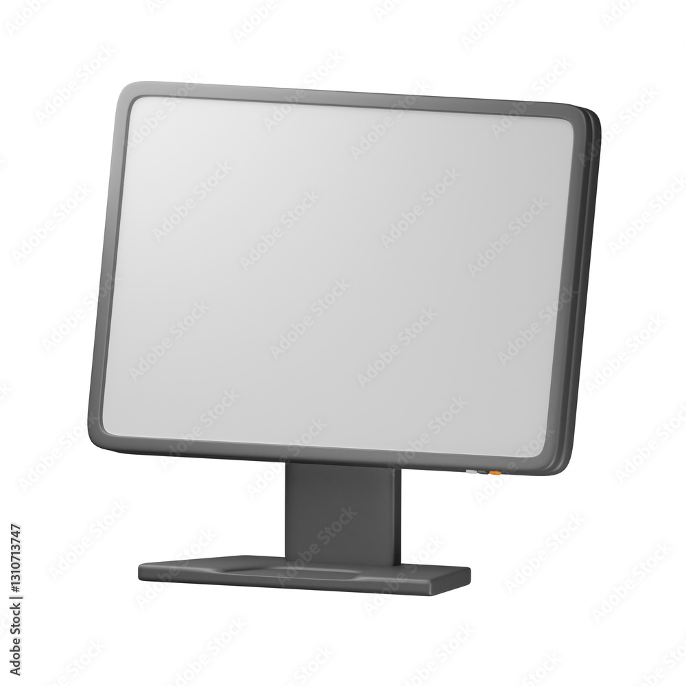 3d monitor display pc icon 3d monitor display pc icon