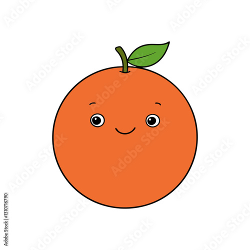 Cute grapefruit cartoon vector