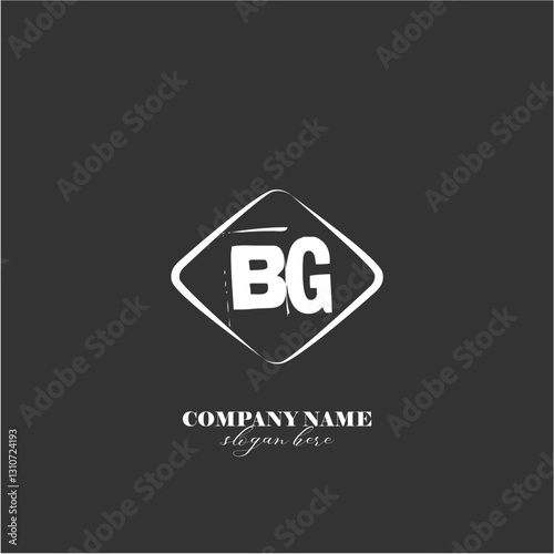 vector BG illustration of a logo for a company background abstract