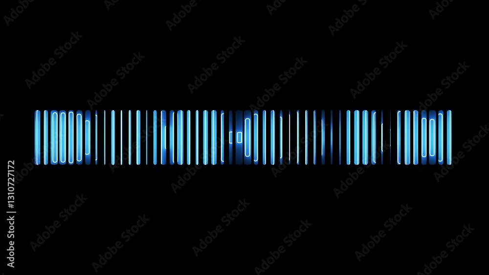 sound wave on black background, equalizer representing activity in the form of a glowing line. sound wave on black background, equalizer representing activity in the form of a glowing line.