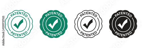 patented label set vector design