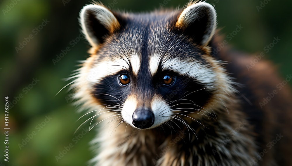 A Majestic Raccoon Portrait: Wildlife Photography A Majestic Raccoon Portrait: Wildlife Photography