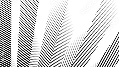 Wallpaper Mural Black and white zig zag line pattern abstract background for backdrop or fabric style Torontodigital.ca