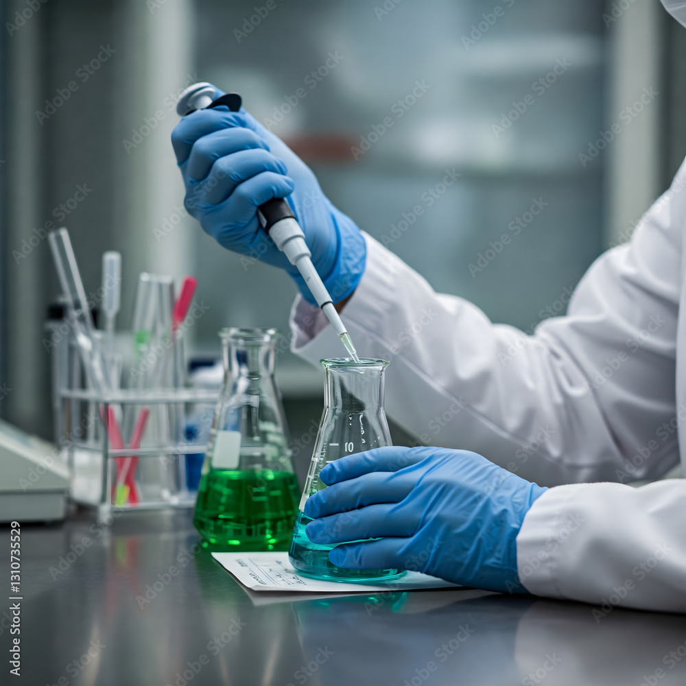 Scientists in a laboratory conduct microbiological research using petri dishes, pipettes, and microscopes, analyzing bacteria and samples under sterile conditions. Scientists in a laboratory conduct microbiological research using petri dishes, pipettes, and microscopes, analyzing bacteria and samples under sterile conditions.