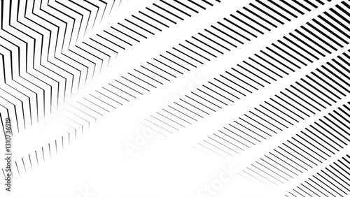 Wallpaper Mural Black and white zig zag line pattern abstract background for backdrop or fabric style Torontodigital.ca