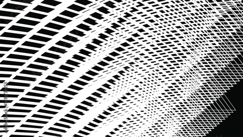 Wallpaper Mural Black and white zig zag line pattern abstract background for backdrop or fabric style Torontodigital.ca