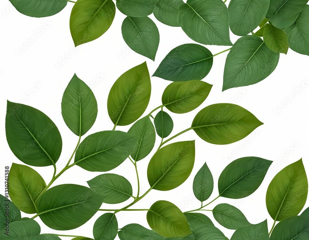 Lush Green Leaves Pattern Lush Green Leaves Pattern