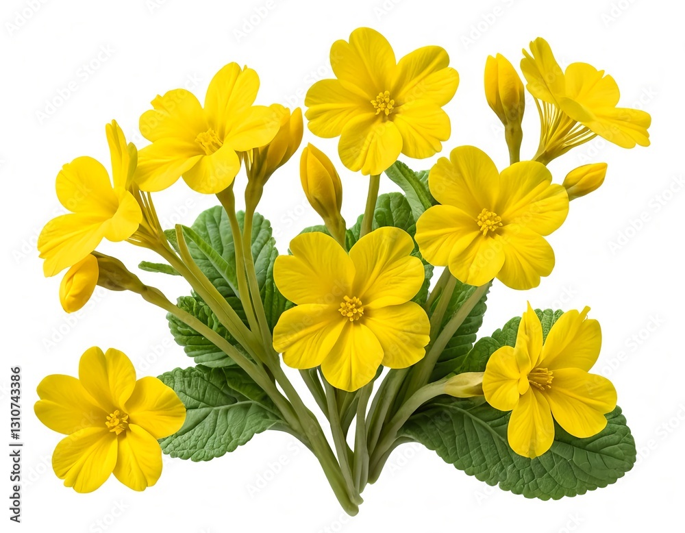 Fototapeta premium Bouquet of Yellow Primroses