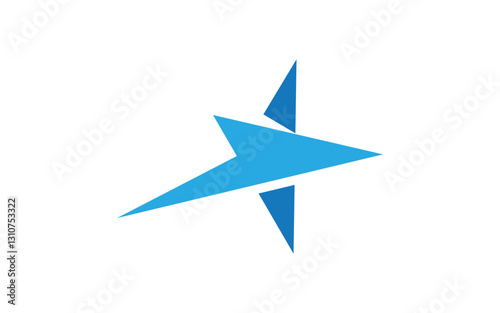 Star Logo Concept Blast speed Illustration