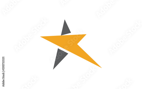 Star Logo Concept Blast speed Illustration