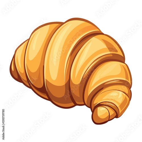 Illustration-of-croissants-isolated-on-white-background. 