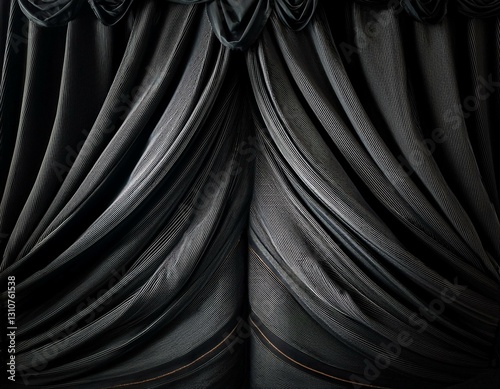 black fabric background