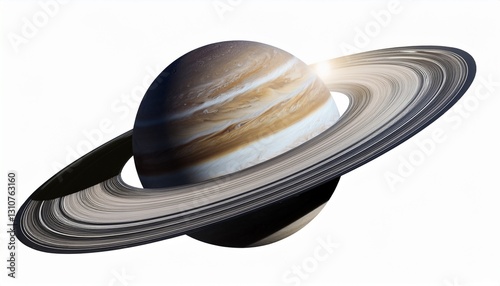 토성처럼 아름다운 고리를 가진 거대한 행성