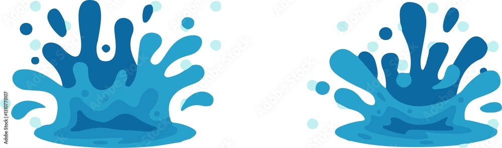 water drop icon isolated on white background water drop icon isolated on white background