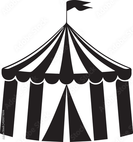  Circus Tent illustration