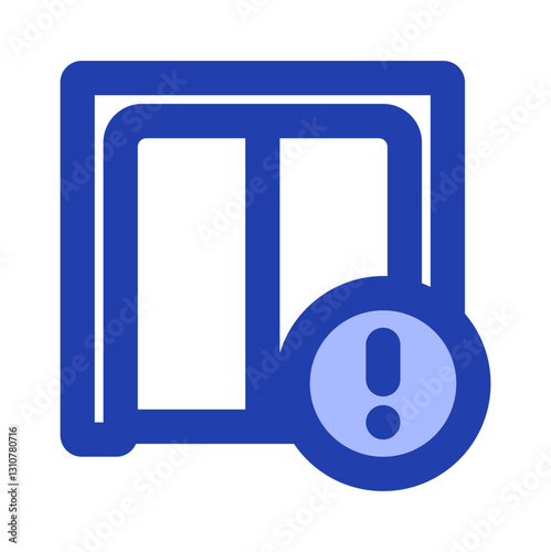 overload lift blue icon style