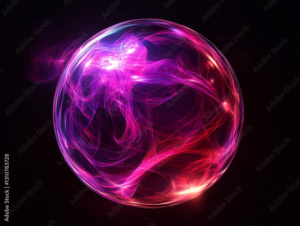 Fototapeta premium 3D plasma energy sphere